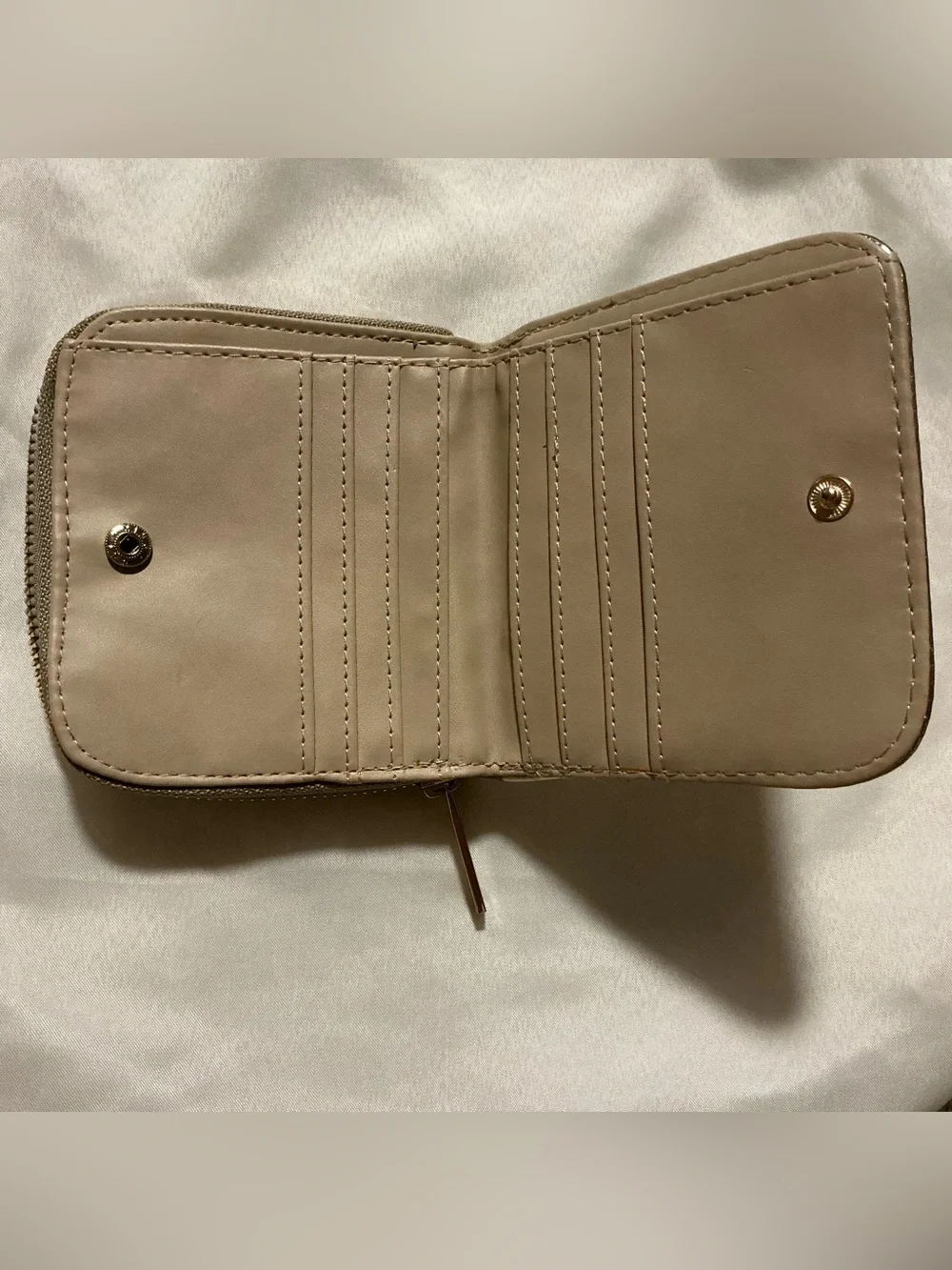 Kedzie | Influencer Zip Around Wallet Gold Metallic